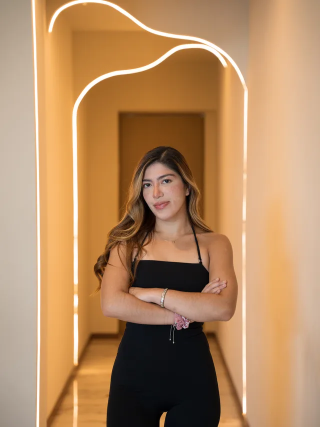 Coach Marina Sofía Padilla en el estudio Naü de Cancún